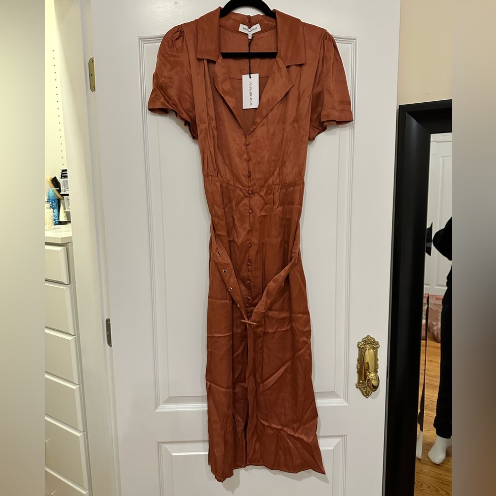 WWH copper, midi dress